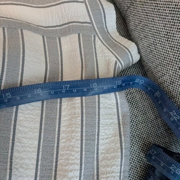 Calvin Klein Striped Belted A-Line Maxi Dress - Picture 7 of 8